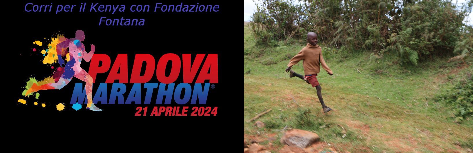 Corri per il Kenya con Fondazione Fontana alla Padova Marathon
