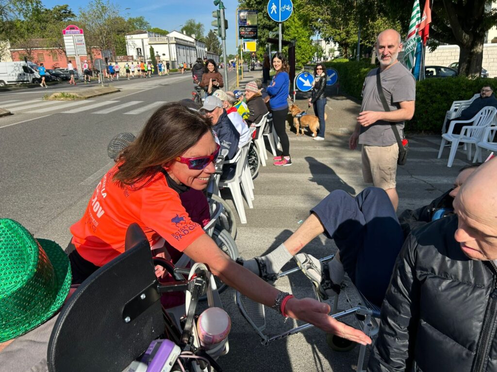 Collaboratrice OPSA alla Padova Marathon 2024