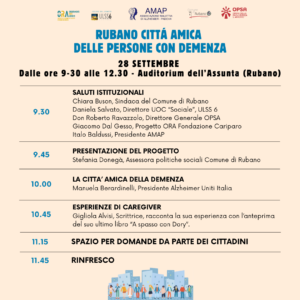 rubano città amica demenza programma